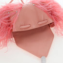 BOTTEGA VENETA Shoulder Bag Leather Pink Silver Auth 204816M-10