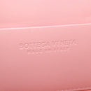 BOTTEGA VENETA Shoulder Bag Leather Pink Silver Auth 204816M-11