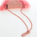 BOTTEGA VENETA Shoulder Bag Leather Pink Silver Auth 204816M-7