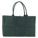 BOTTEGA VENETA MAXI INTRECCIATO Arco Tote Bag Green Auth 204817V-13