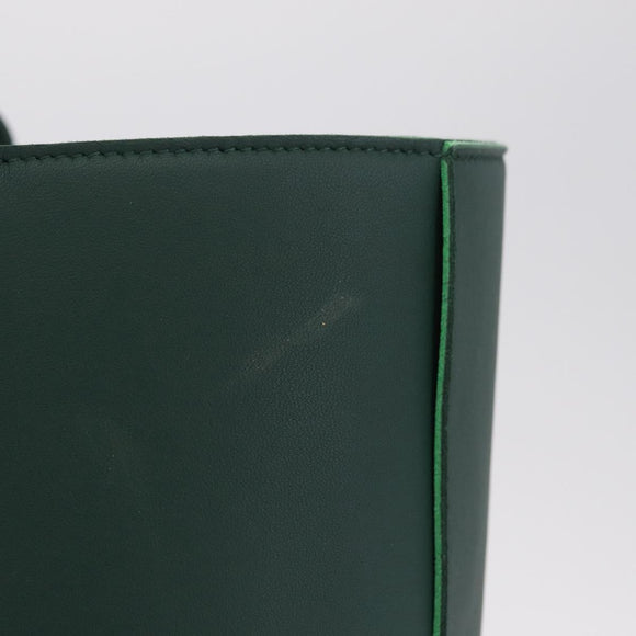 BOTTEGA VENETA MAXI INTRECCIATO Arco Tote Bag Green Auth 204817V
