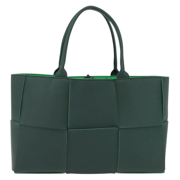BOTTEGA VENETA MAXI INTRECCIATO Arco Tote Bag Green Auth 204817V