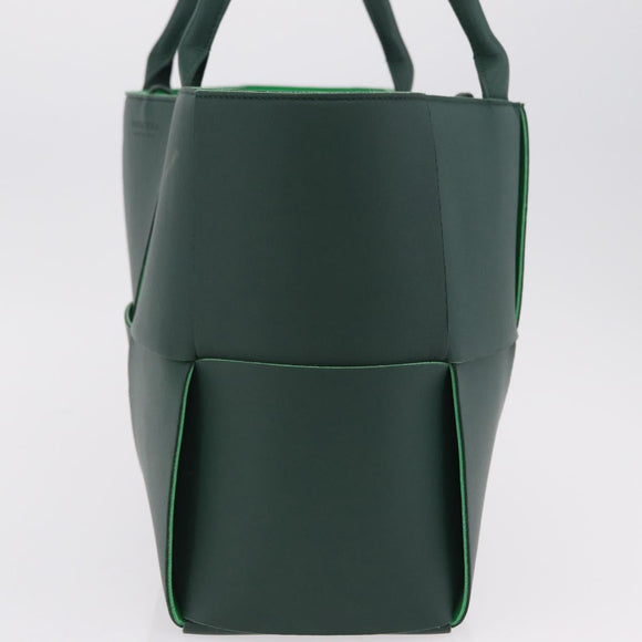 BOTTEGA VENETA MAXI INTRECCIATO Arco Tote Bag Green Auth 204817V