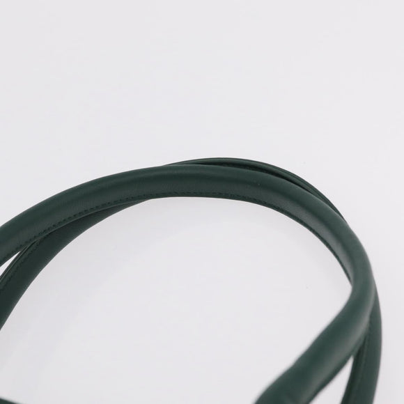 BOTTEGA VENETA MAXI INTRECCIATO Arco Tote Bag Green Auth 204817V