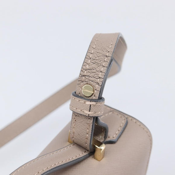 Vivienne Westwood Hand Bag Leather 2way Gray Gold Auth 204819V