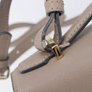 Vivienne Westwood Hand Bag Leather 2way Gray Gold Auth 204819V-22