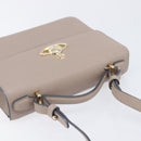 Vivienne Westwood Hand Bag Leather 2way Gray Gold Auth 204819V-6