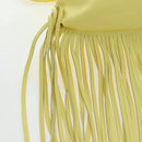 BOTTEGA VENETA Shoulder Bag Leather Yellow Auth 204821M-15