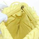 BOTTEGA VENETA Shoulder Bag Leather Yellow Auth 204821M-24