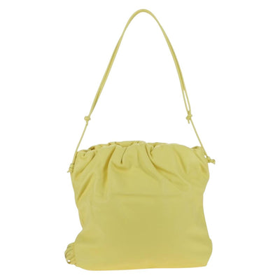 BOTTEGA VENETA Shoulder Bag Leather Yellow Auth 204821M - 0