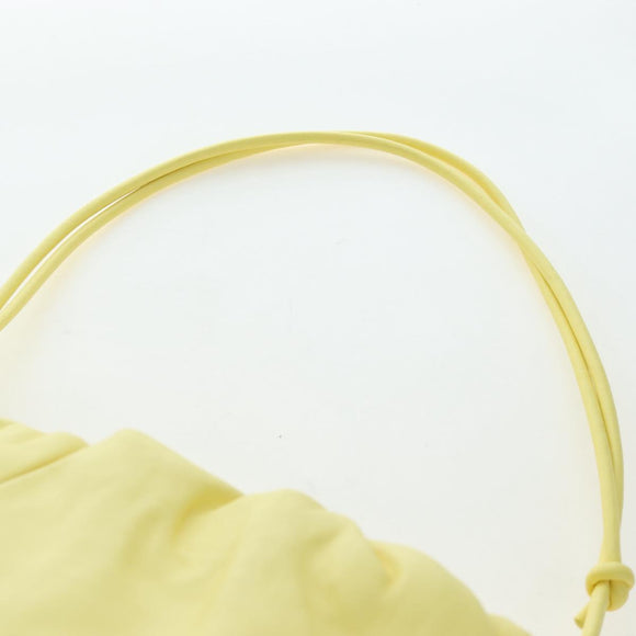 BOTTEGA VENETA Shoulder Bag Leather Yellow Auth 204821M