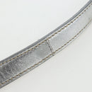 Miu Miu Hand Bag Leather 2way Silver Auth 204825A-19