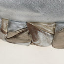 Miu Miu Hand Bag Leather 2way Silver Auth 204825A-21