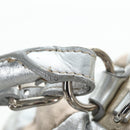 Miu Miu Hand Bag Leather 2way Silver Auth 204825A-27