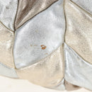 Miu Miu Hand Bag Leather 2way Silver Auth 204825A-2