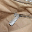 Miu Miu Hand Bag Leather 2way Silver Auth 204825A-32