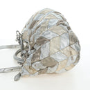 Miu Miu Hand Bag Leather 2way Silver Auth 204825A-7