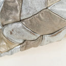 Miu Miu Hand Bag Leather 2way Silver Auth 204825A-14