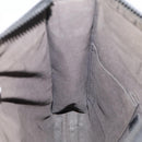 FENDI Zucca Canvas Shoulder Bag PVC Black Silver Auth 204826A-20