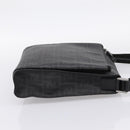 FENDI Zucca Canvas Shoulder Bag PVC Black Silver Auth 204826A-4