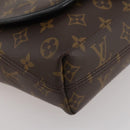LOUIS VUITTON Monogram Macassar Magnetic Messenger Bag M45557 LV Auth 204827V-10