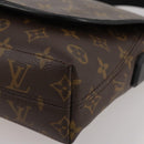 LOUIS VUITTON Monogram Macassar Magnetic Messenger Bag M45557 LV Auth 204827V-15