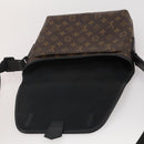 LOUIS VUITTON Monogram Macassar Magnetic Messenger Bag M45557 LV Auth 204827V-19