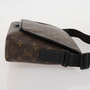 LOUIS VUITTON Monogram Macassar Magnetic Messenger Bag M45557 LV Auth 204827V-3