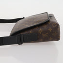 LOUIS VUITTON Monogram Macassar Magnetic Messenger Bag M45557 LV Auth 204827V-5