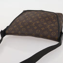 LOUIS VUITTON Monogram Macassar Magnetic Messenger Bag M45557 LV Auth 204827V-8
