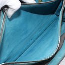 Miu Miu Hand Bag Leather 2way Gray Gold Auth 204830A-33