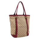 GUCCI GG Canvas Miss GG Tote Bag Beige Gold 342591 Auth 204831-1