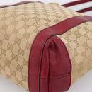 GUCCI GG Canvas Miss GG Tote Bag Beige Gold 342591 Auth 204831-12