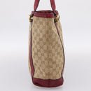 GUCCI GG Canvas Miss GG Tote Bag Beige Gold 342591 Auth 204831-4