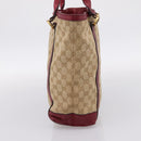 GUCCI GG Canvas Miss GG Tote Bag Beige Gold 342591 Auth 204831-5