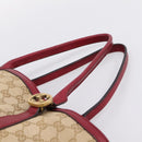 GUCCI GG Canvas Miss GG Tote Bag Beige Gold 342591 Auth 204831-8