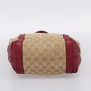 GUCCI GG Canvas Miss GG Tote Bag Beige Gold 342591 Auth 204831-9
