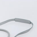CELINE Trapeze Hand Bag Leather 2way Light Blue Gold Auth 204832V-15