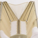 Salvatore Ferragamo Gancini Hand Bag Vinyl Clear Silver Auth 204833-20