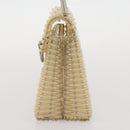 Salvatore Ferragamo Gancini Hand Bag Vinyl Clear Silver Auth 204833-4