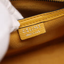CELINE Luggage Nano Hand Bag Leather 2way Yellow Gold Auth 204834M-19