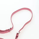 Miu Miu Shoulder Bag Suede Pink Silver Auth 204837A-18