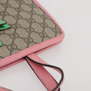 GUCCI GG Supreme Children's Hand Bag PVC Beige 630589 Auth 204842A-16