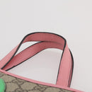 GUCCI GG Supreme Children's Hand Bag PVC Beige 630589 Auth 204842A-17