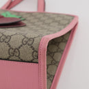 GUCCI GG Supreme Children's Hand Bag PVC Beige 630589 Auth 204842A-19