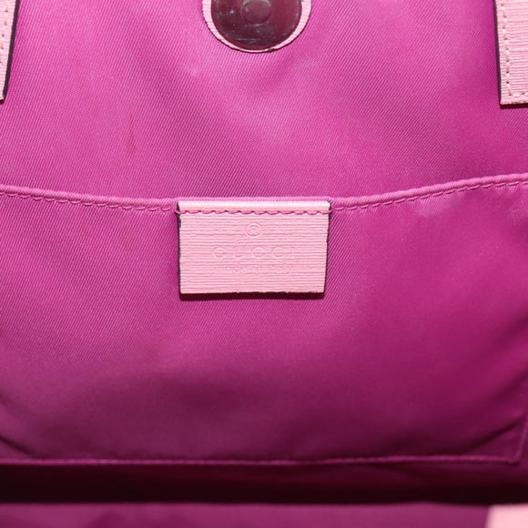 GUCCI GG Supreme Children's Hand Bag PVC Beige 630589 Auth 204842A