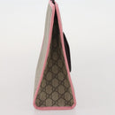 GUCCI GG Supreme Children's Hand Bag PVC Beige 630589 Auth 204842A-6