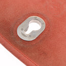 LOEWE Shoulder Bag Leather Red Gold Auth 204848-26