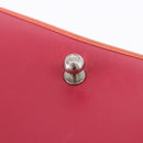LOEWE Shoulder Bag Leather Red Gold Auth 204848-27