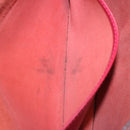 LOEWE Shoulder Bag Leather Red Gold Auth 204848-32